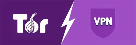 VPN and Tor connection diagram showing encrypted tunnel routing through VPN server before entering the Tor network